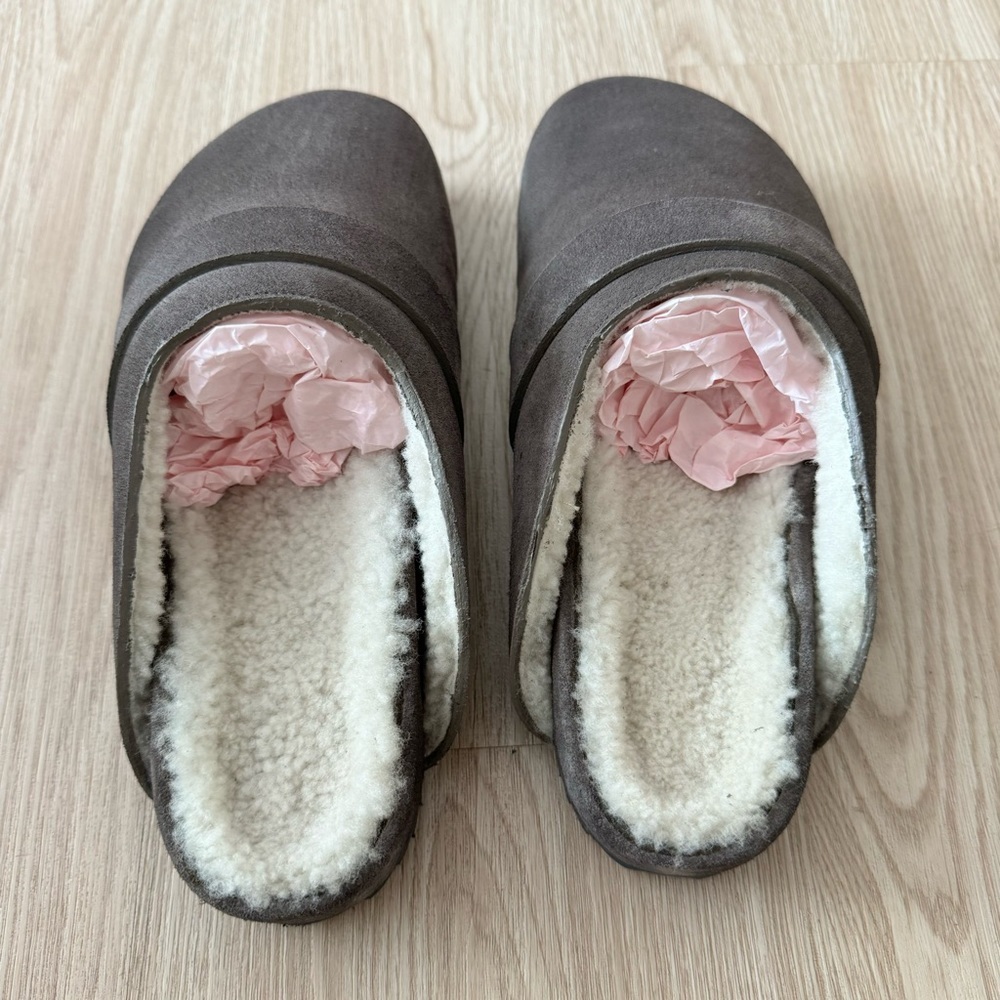 Brochu walker abbot suede leather mule clog NEW - Picture 7 of 14